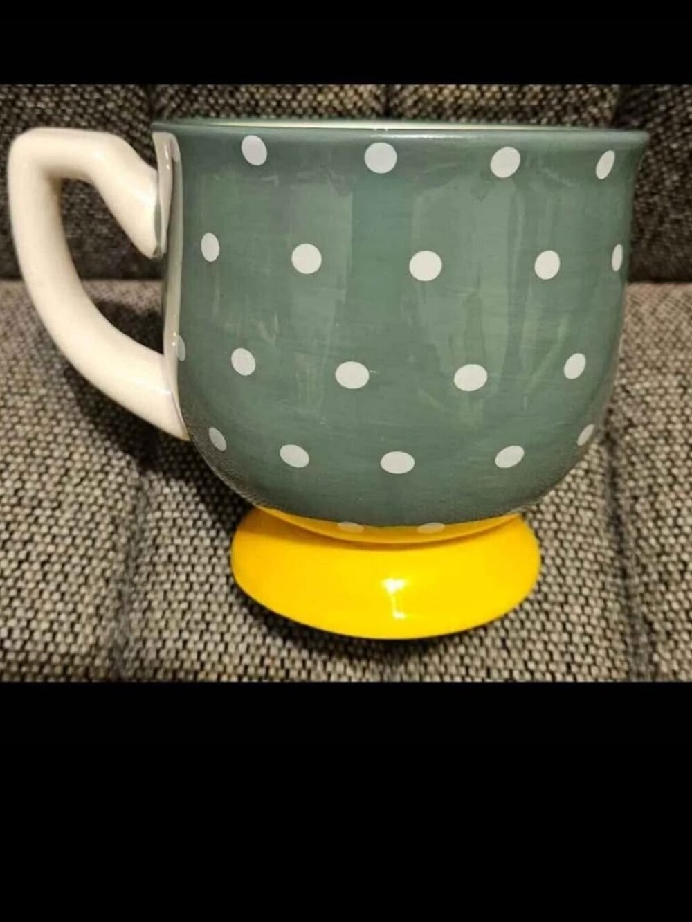 The Pioneer Woman Green Polka Dot Mug